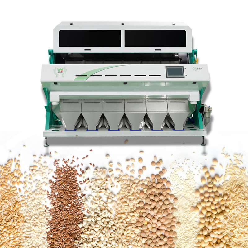 Macchina multifunzionale di Selctor del selezionatore di colore del grano del riso di 6 scivoli che ordina per i cereali del riso