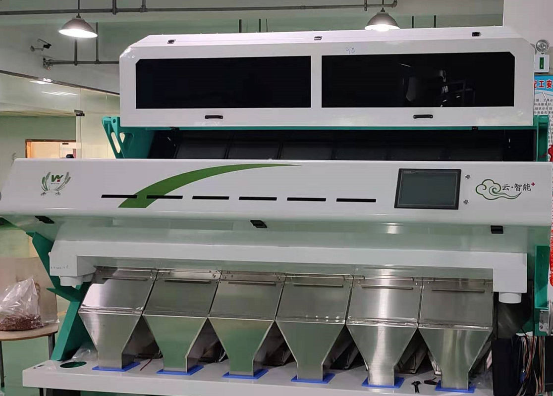 Selezionatore automatico di colore del riso del CCD per l'eliminazione dei dadi gialli neri dei fagioli della lenticchia dell'avena del riso