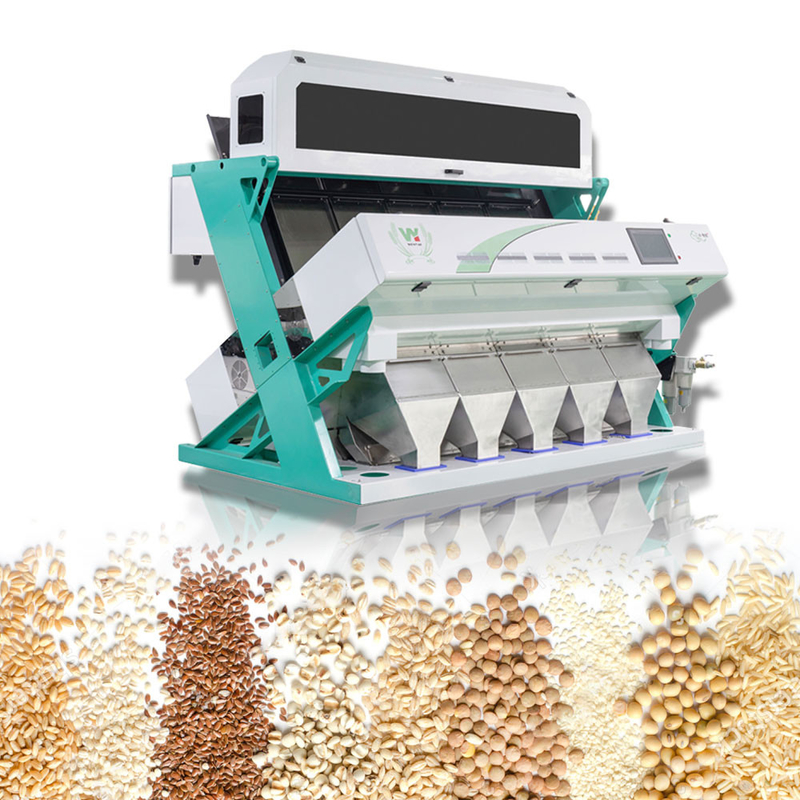 Macchina per la selezione del riso bianco / bollito alta capacità 5 cascate Color sorter con buon prezzo
