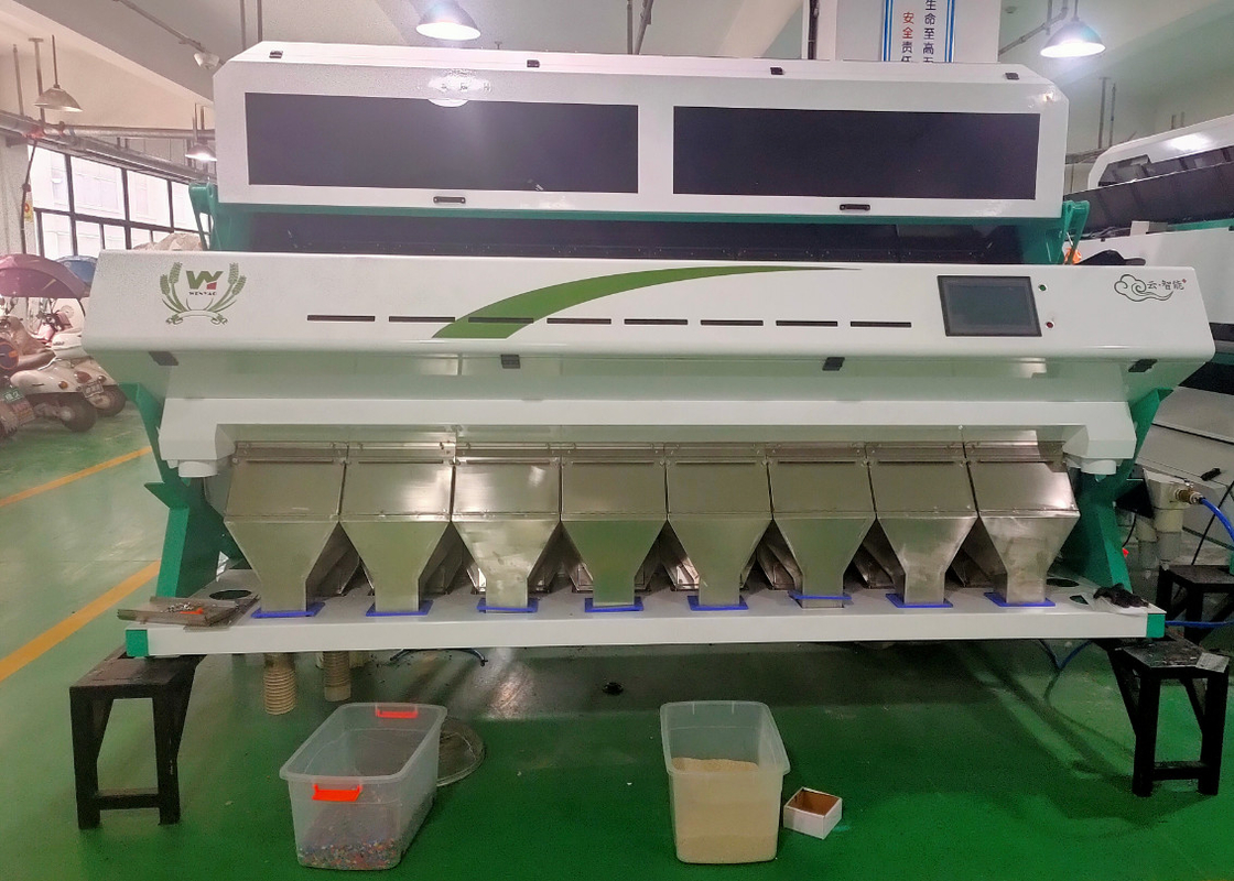 Selezionatore ottico di colore del CCD dei fiocchi di plastica del LDPE dell'HDPE dell'ABS dell'ANIMALE DOMESTICO del PE del PVC dei pp intelligente