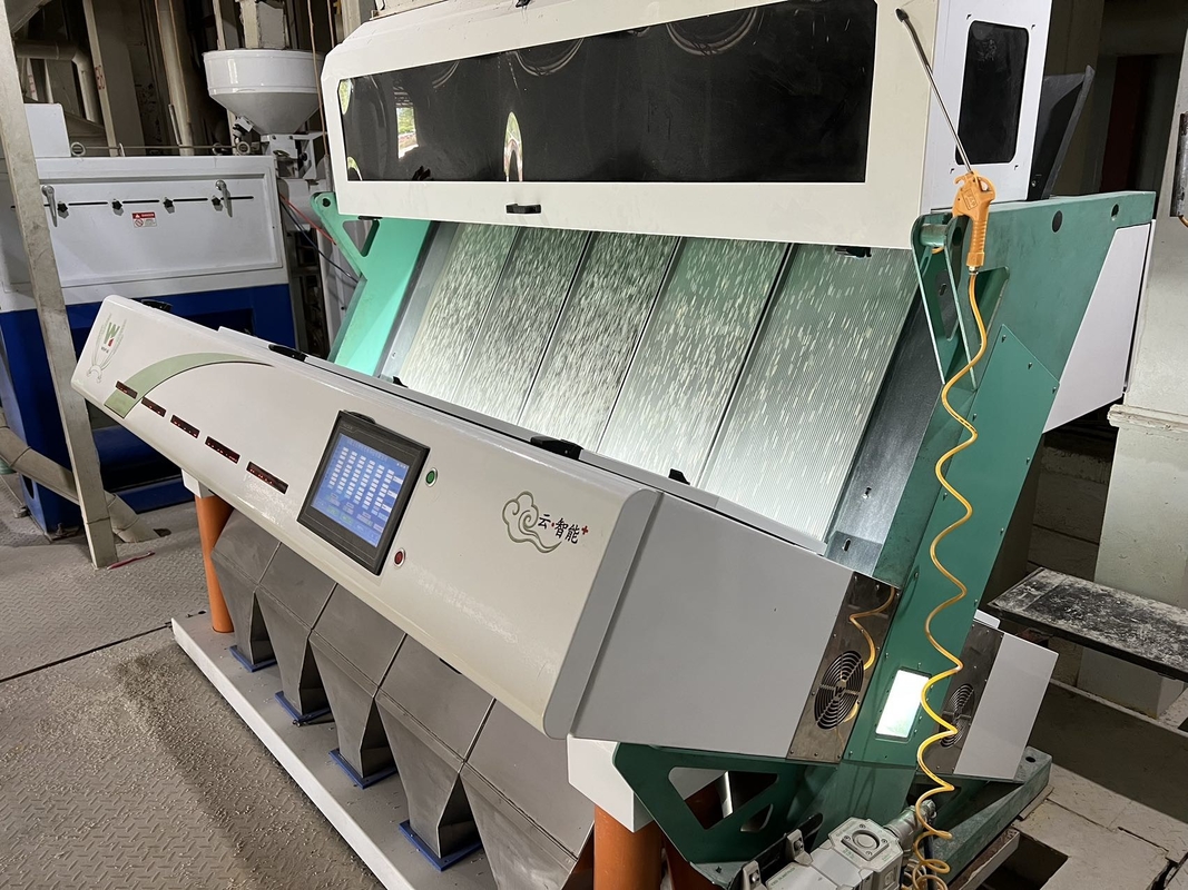 Tipo intelligente autodidattico dello scivolo di Paddy Separator Machine High Level AI del riso