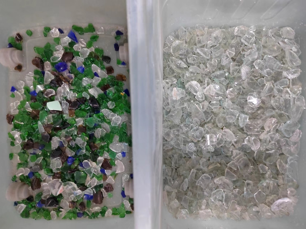 Sortitore di colore di pietra di quarzo ad alta precisione Intelligente Separatore di colore di vetro verde marrone con sensore Nir