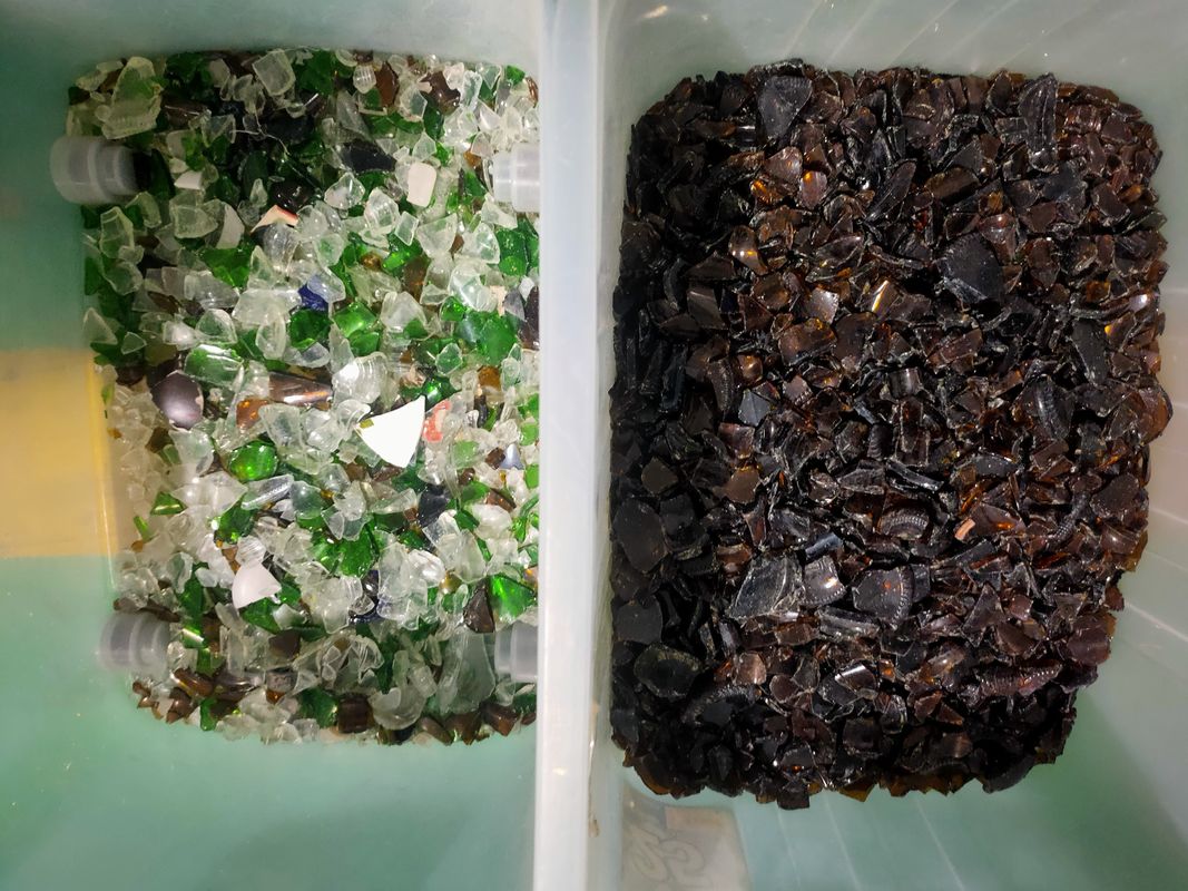 WENYAO High-Speed & Reliable Belt Glass Sorting Machine per il riciclaggio di vetro di precisione