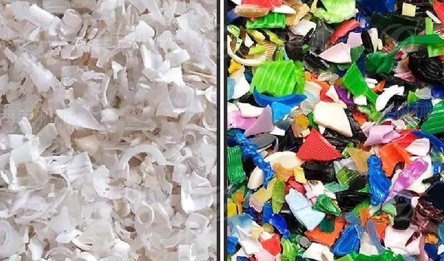 Processore di vetri di plastica multiuso Pet Pp Pvc Hdpe Ldpe Macchine per la classificazione dei colori di plastica