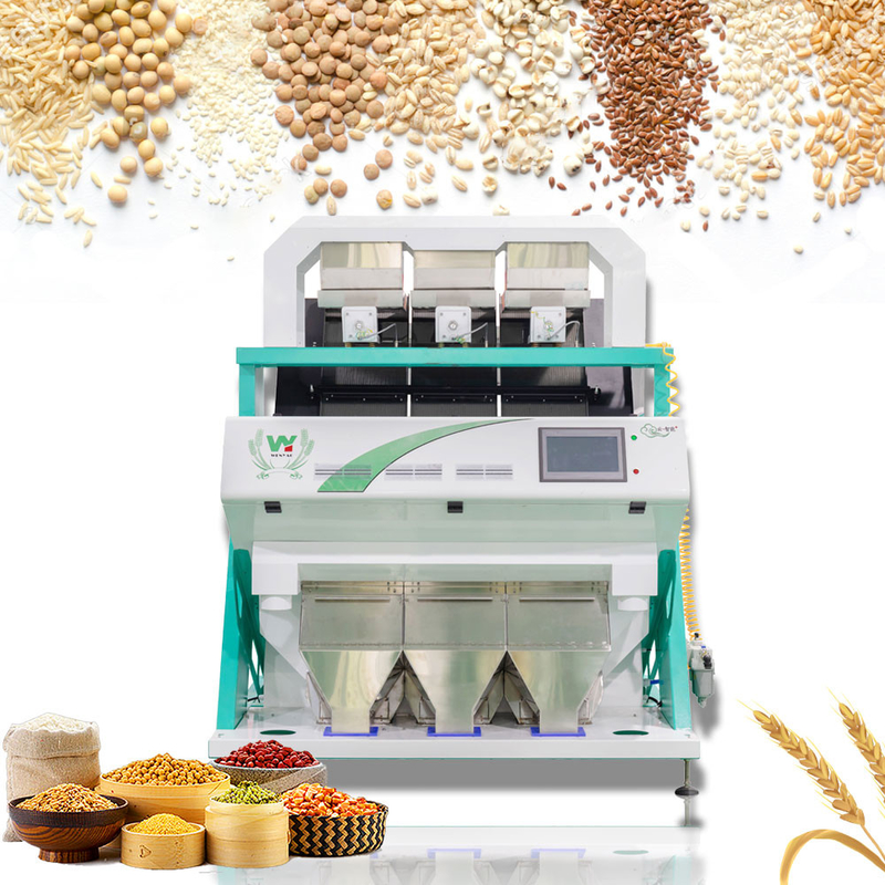 Sortitore di colori di mais multiuso Cereali di grano di mais Grit Intelligente Screening Impurità Sortitore di colori su larga scala