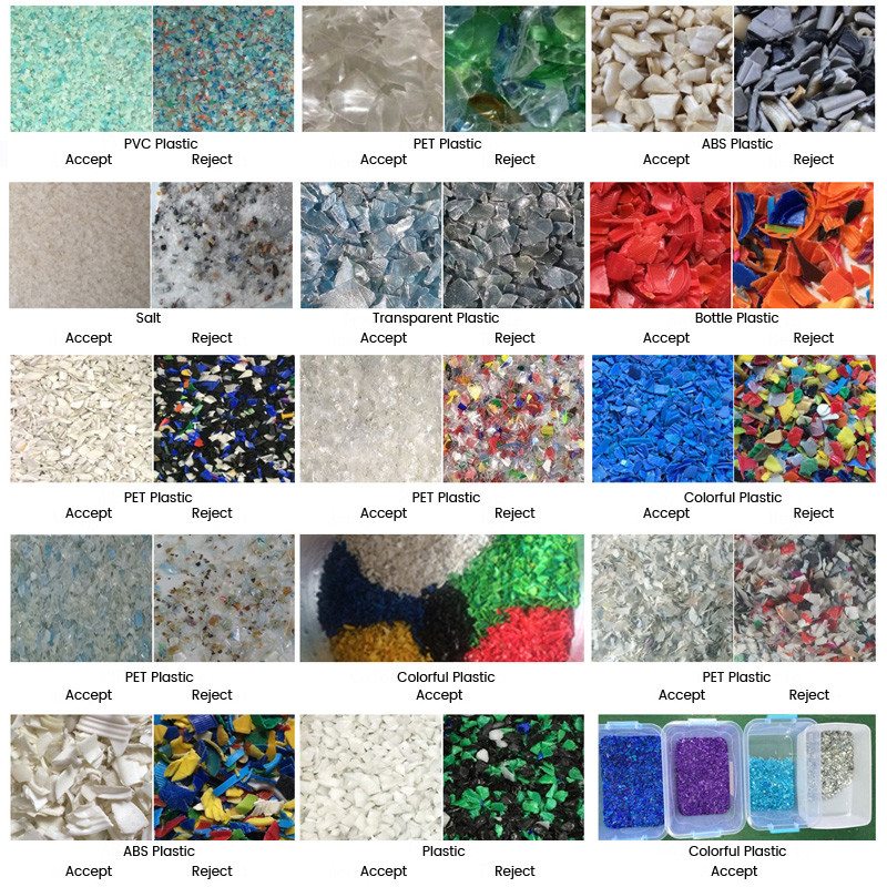 Selezionatore di plastica intelligente di colore dell'ANIMALE DOMESTICO pp con la funzione dell'immagine della presa
