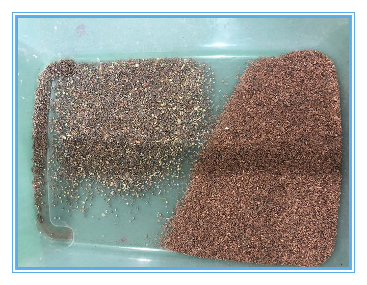 2ton per macchina di alluminio del separatore di colore del metallo dello zinco del rame minerale del vaglio di ora