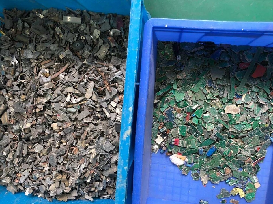 2ton per macchina di alluminio del separatore di colore del metallo dello zinco del rame minerale del vaglio di ora