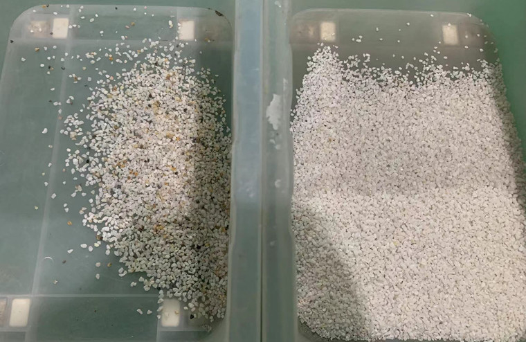 2025 Piccolo Ore Pietre Minerali Quarzo Sabbie Color Sorting Machine Ore Mineral Belt Color Sorting Machine In vendita