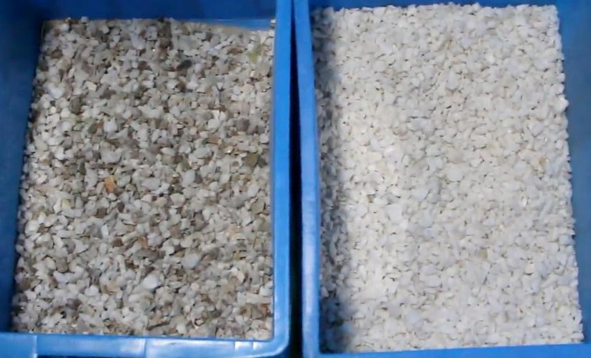 Macchina per la classificazione dei colori minerali ad alta identificazione Macchina per la classificazione delle pietre di quarzo