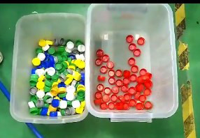 Macchina per la selezione dei colori di plastica Nir Macchina per la selezione dei colori di pellet di plastica PCB con fotocamera CCD e luce a led