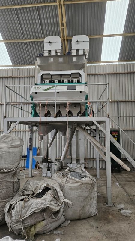 America FPGA Processing Chip Optical Wheat Color Sorter Sorting Machine con Toshiba Giappone CCD per la classificazione