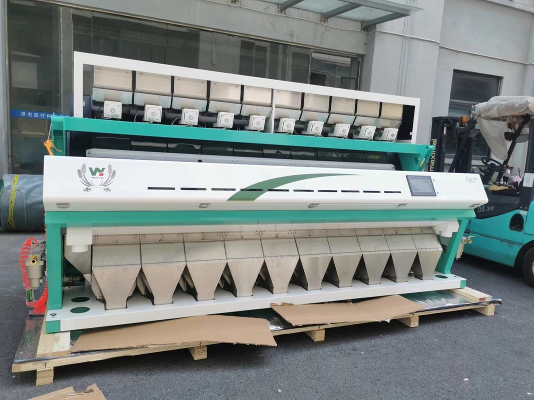 Macchina di selezione dei colori di fiocchi di plastica nera Intelligente CCD Color Sorter Alta efficienza Macchina di separazione dei colori per PVC PET
