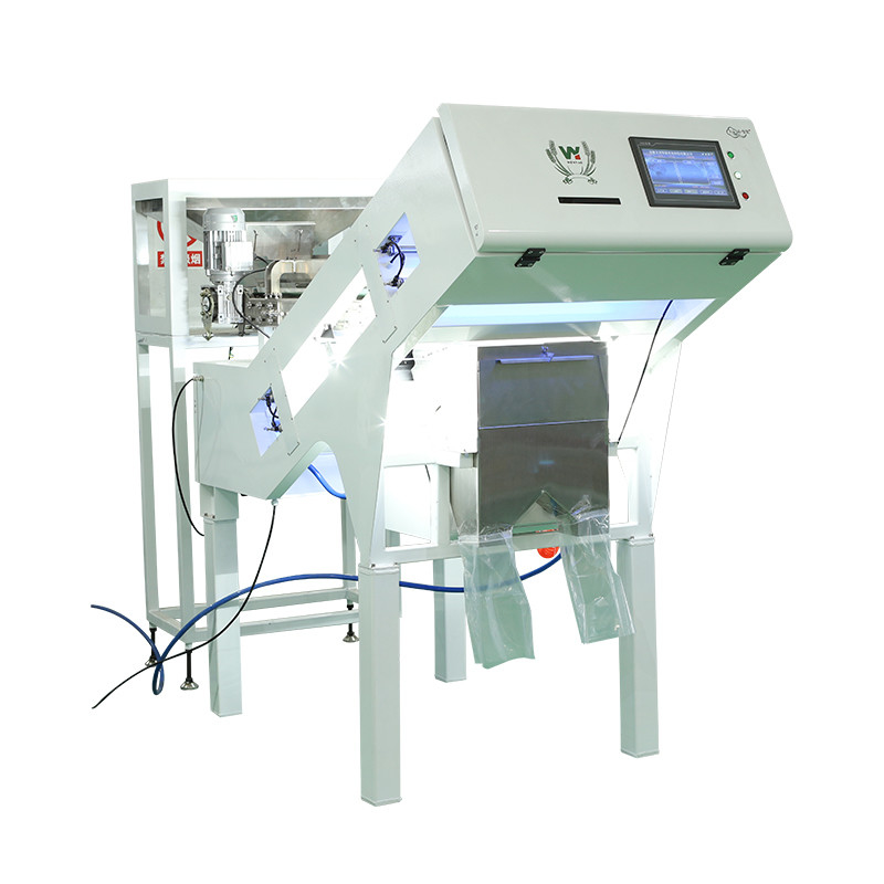 Macchina di selezione del colore del caffè Sortitore ottico per la selezione del caffè maturo ciliegio e chicchi di caffè verdi