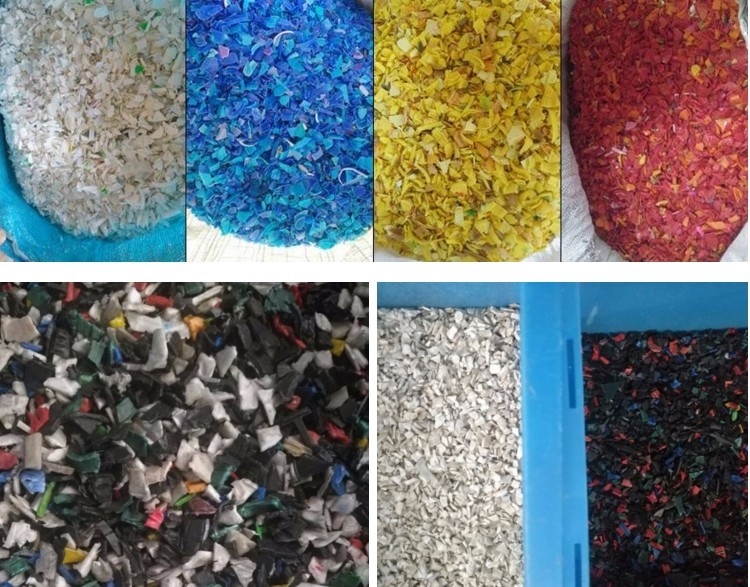 WENYAO 99,9% Purezza Plastico Color Separator Machine Per Pet / Pvc / Pp Fiocchi Multifunzione CCD Plastic Color Sorting