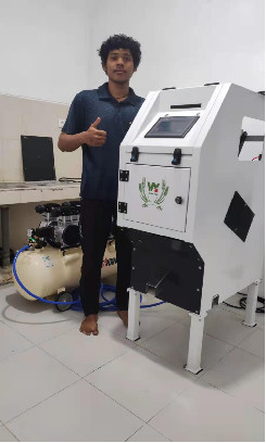 Wenyao CCD Camera Sortitore di colori di arachidi Intelligente macchina di classificazione del colore delle noci