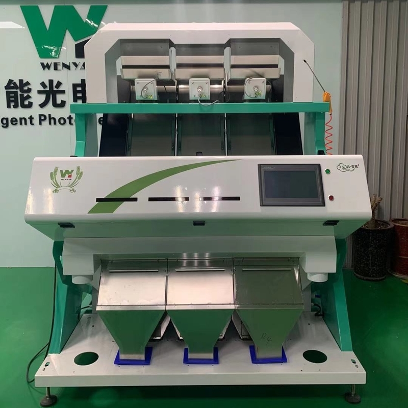 Wenyao 3 Chute Sorter di colori di fagioli neri Intelligent Fagioli Color Sorting Machine
