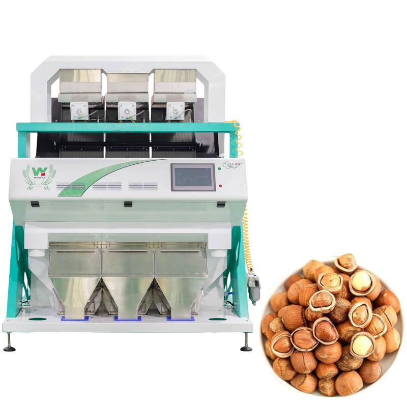 Wenyao Hazelnut Color Sorter CCD Camera Nuts Color Sorting Equipaggiamento