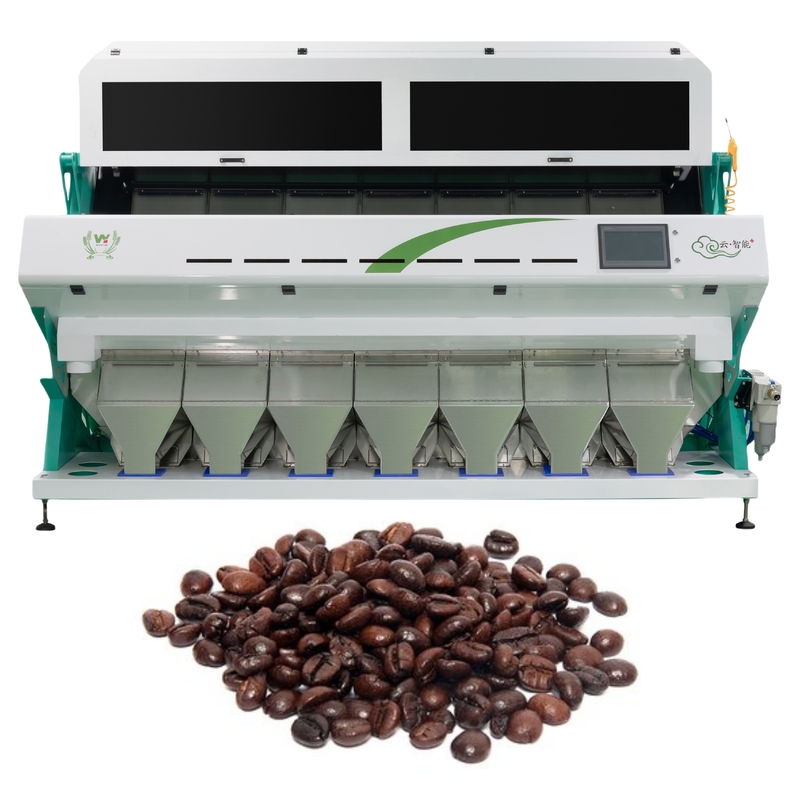 Wenyao 7 Produttore di cassaforti Macchina di smistamento dei colori di chicchi di caffè Attrezzatura di smistamento dei colori