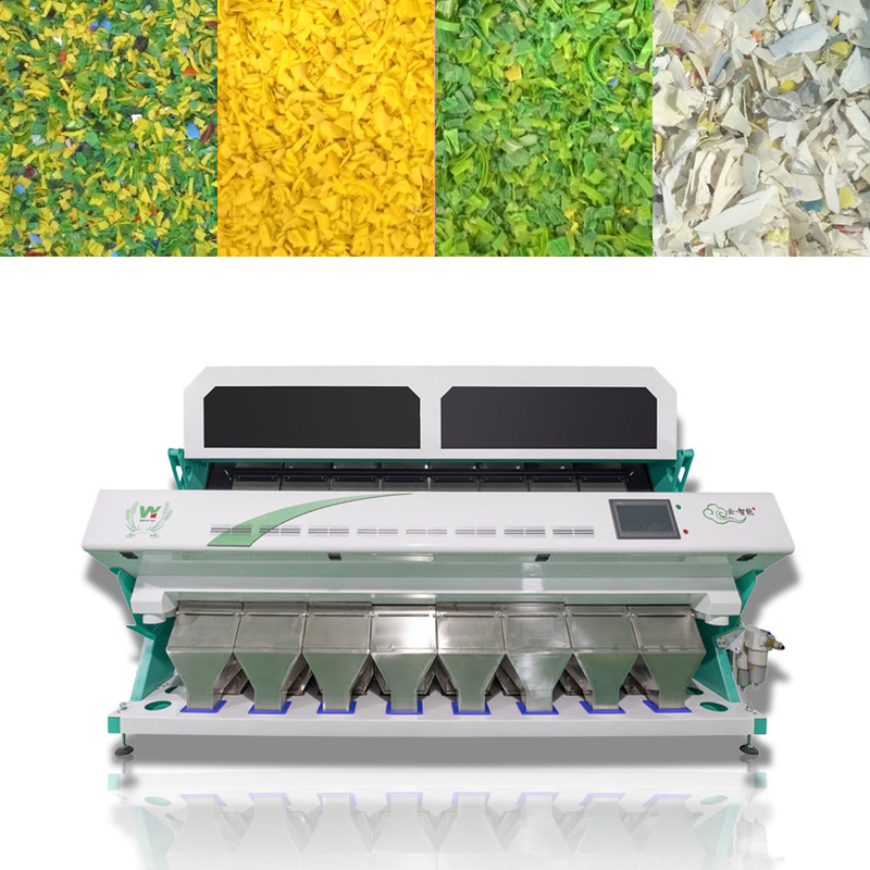 Wenyao 8 Chute alta precisione di classificazione macchina di classificazione dei colori di plastica riciclata
