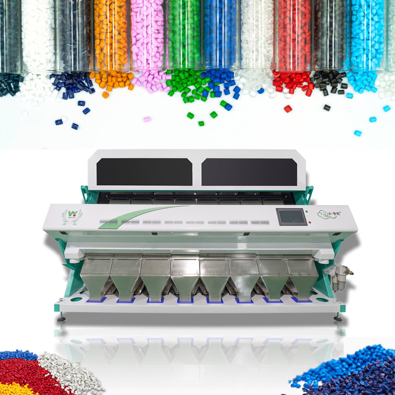 Wenyao 8 Chute alta precisione di classificazione macchina di classificazione dei colori di plastica riciclata