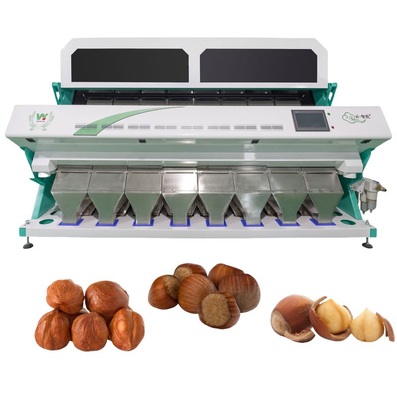 Wenyao Cashew Nut Color Sorting Machine CCD Camera Intelligente Color Sorting per Noci Fagioli
