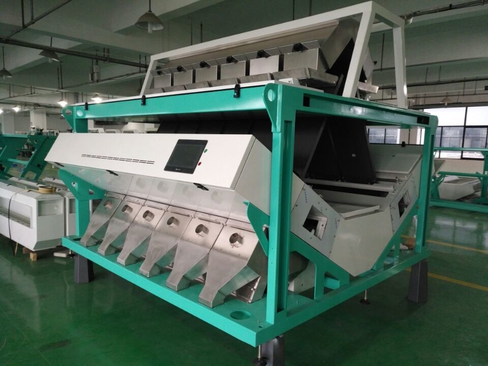 Wenyao 12 Chute Macchina di classificazione del colore del grano di grande capacità Sortitore automatico del colore dei grani