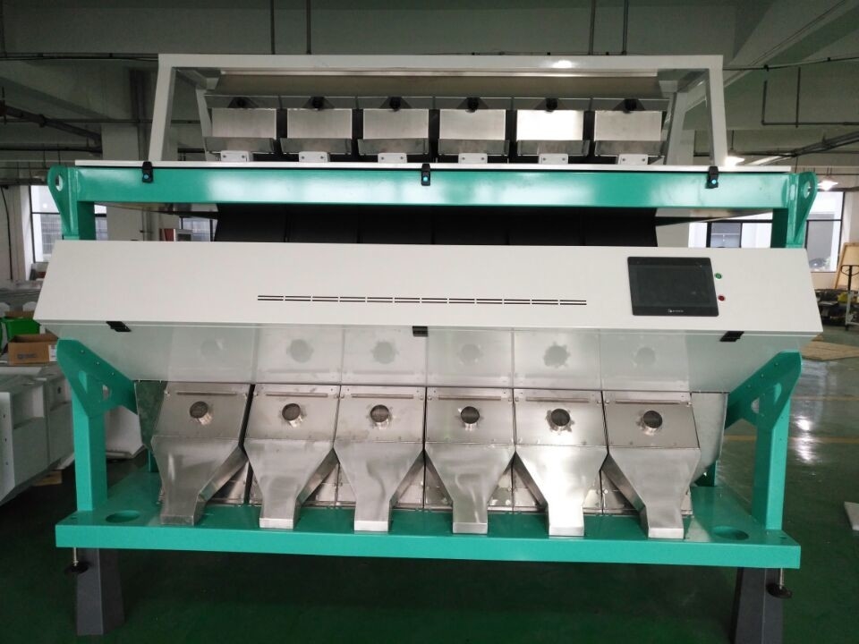 Wenyao 12 Chute Macchina di classificazione del colore del grano di grande capacità Sortitore automatico del colore dei grani