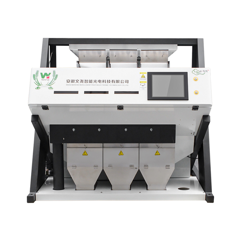 Wenyao 3 Chute Intelligent Corn Color Sorter Fagioli Macchine di Sortare il Colore del Grano