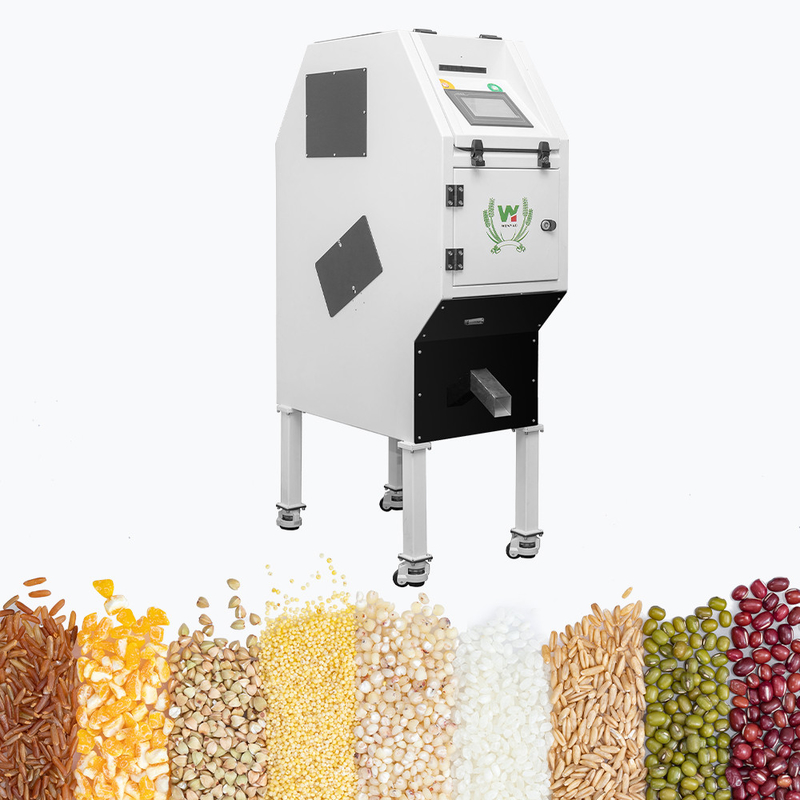Wenyao 50-500kg/h Nuovo miglior sistema Windows Intelligente Grano ottico Riso Grano Noce di plastica Caffè Fagioli Color Sorter Sorting Machine Seed Color Sorter