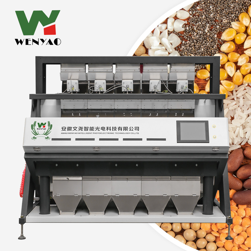Macadamia di grande capacità Noccioline macchina di selezione aperta Pistacchi Noccioline conchiglia macchina mandorle triturazione macchina Color Sorting