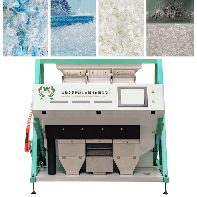 3 Produttore di cassonette Vendita diretta CCD Camera PET PVC PP Plastic Color Sorting Machine