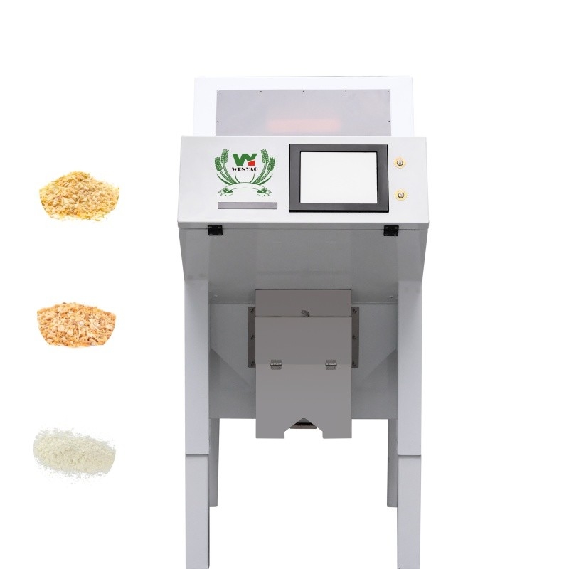 Wenyao WYCS1-64 1 chute facile da usare Sortitore ottico per verdure idratate Flakes di cipolla secca Patate Flakes Sorting Machine