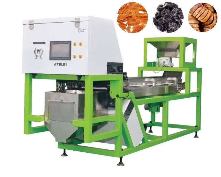 Wenyao alta resa frutta secca macchina di selezione ottica pesche secche prugne fichi colorante per l'industria di trasformazione della frutta