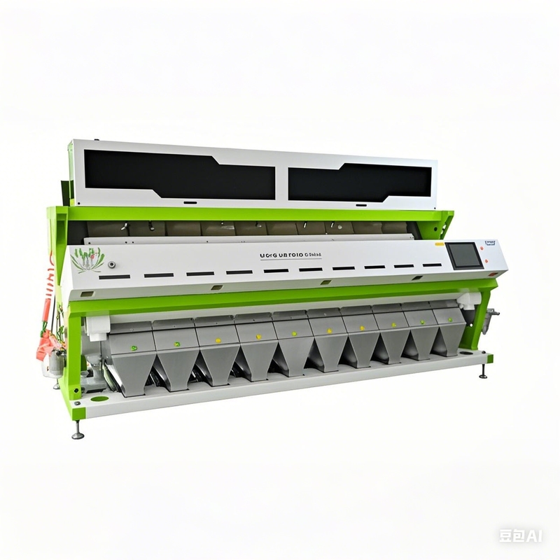 WENYAO LED Light Wheat Color Sorter 10 Chute 6000-12000kg Consumo Separatore di grano Grano Orzo Color Sorter Equl Color Sorter con sistema di funzionamento user friendly Alta capacità