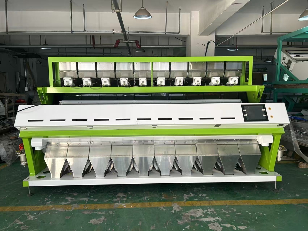 WENYAO LED Light Wheat Color Sorter 10 Chute 6000-12000kg Consumo Separatore di grano Grano Orzo Color Sorter Equl Color Sorter con sistema di funzionamento user friendly Alta capacità