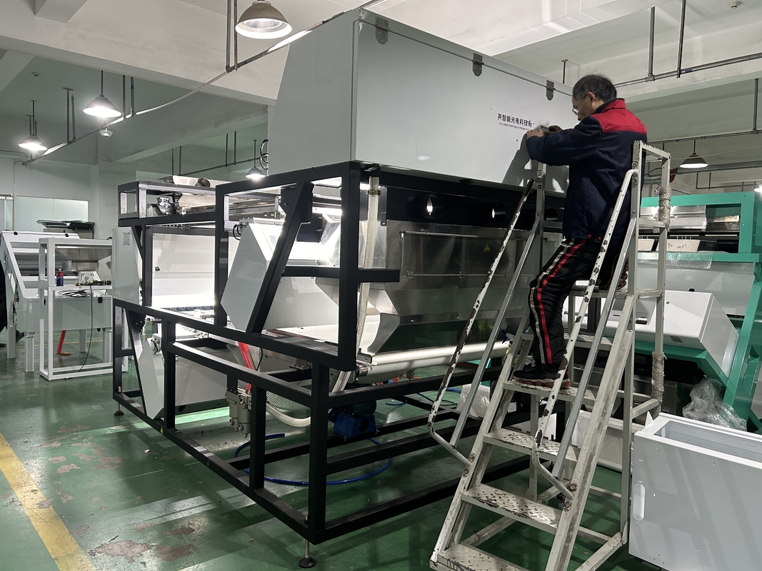 Bottiglie di vetro rotto a doppio strato CCD Color Sorter Glass Color Sorter Sorting Machine