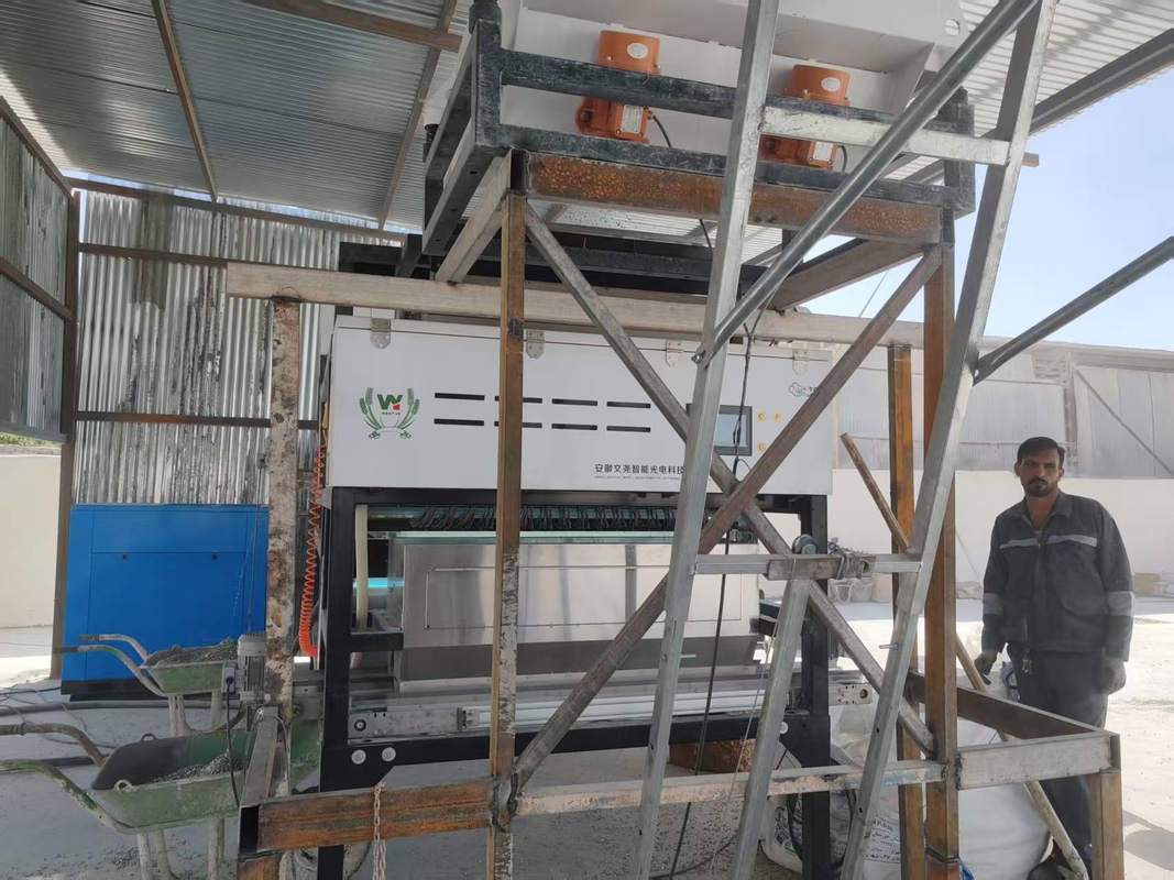 Bottiglie di vetro rotto a doppio strato CCD Color Sorter Glass Color Sorter Sorting Machine