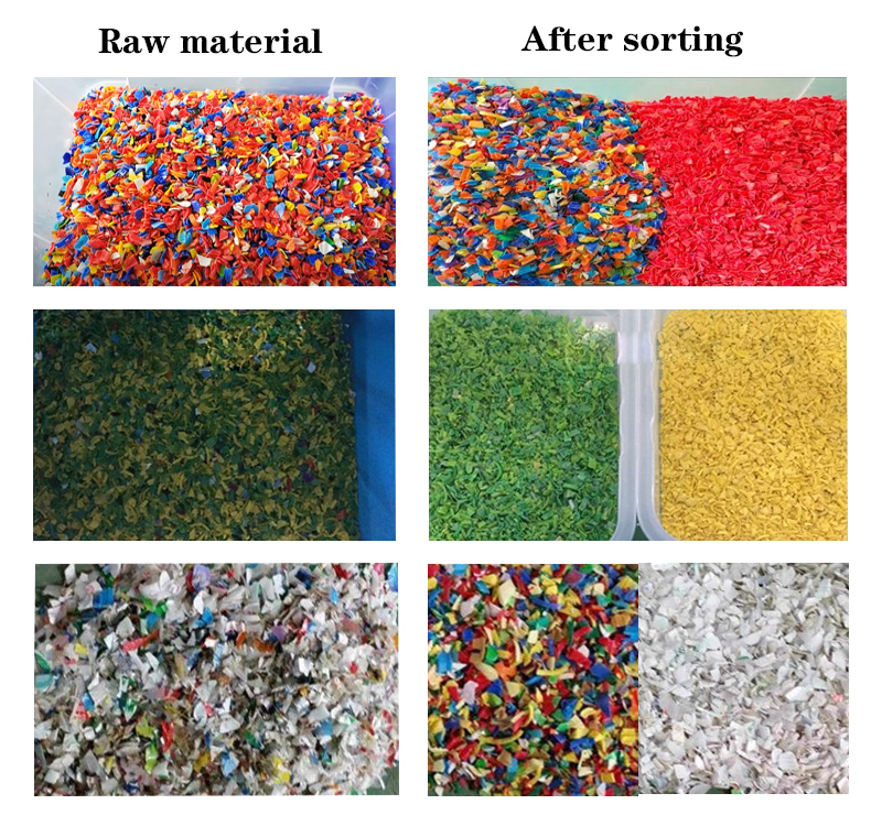 Selezionatore ottico d'elaborazione di plastica industriale del macchinario del vaglio di colore