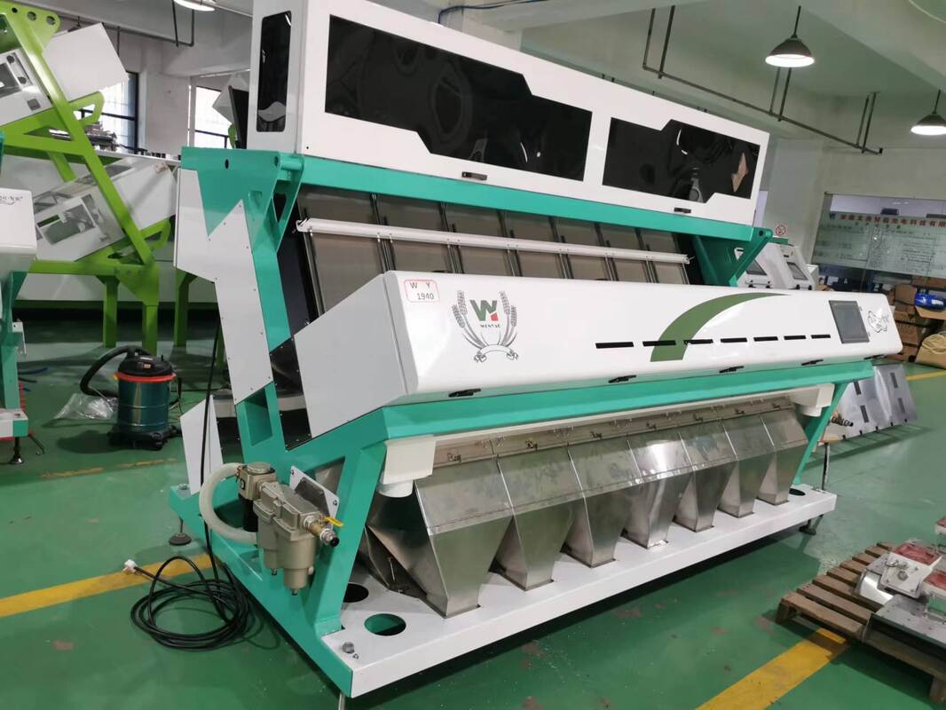 7 cascata CCD Grano Noce Fagioli Cashew Noce Color Sorting RGB Rice Color Sorting Machine