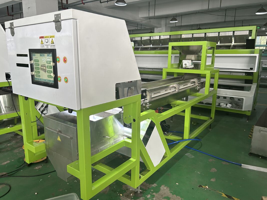 Wenyao Sortitore automatico di noci con sensore TOSHIBA CCD, Hopper in acciaio in acciaio inossidabile 304 per alimenti e telecomando Wifi per un'elevata efficienza nella classificazione delle noci