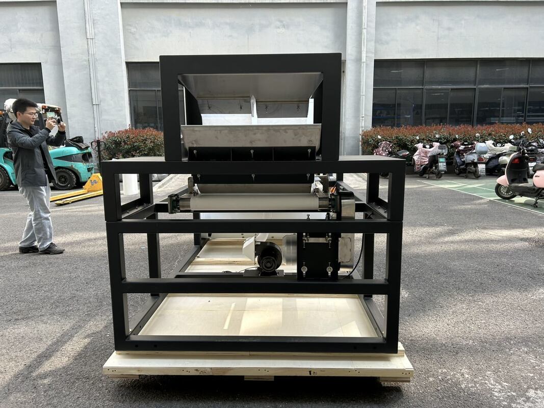 Selezionatrice cromatica per lampone secco, mirtillo e cereali ad alta capacità, larghezza nastro 600mm, colore Juniper