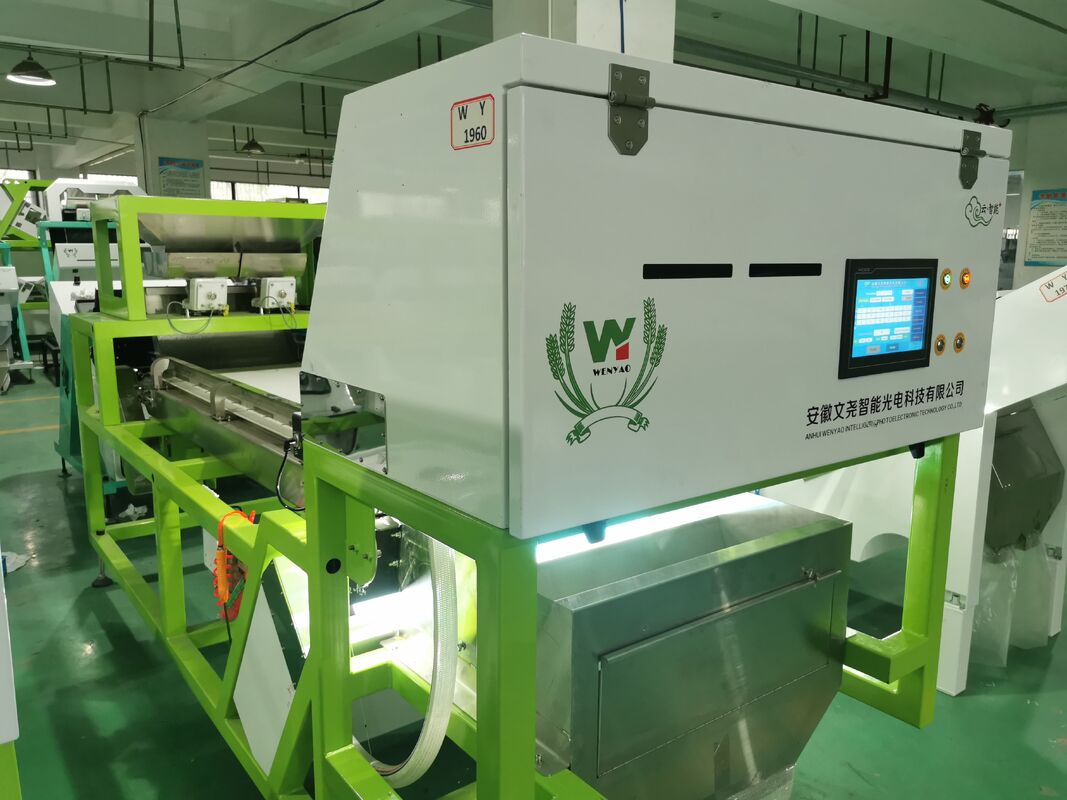 Intelligent Optical CCD Color Sorter for Nuts with High Precision and 8/512 Channels