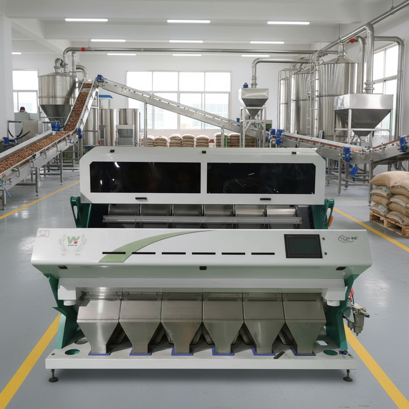Wenyao Color Sorter Machine with ≥99.99% Sorting Accuracy LED Light Source and Metal Ejector for Grain and Juniper Berries