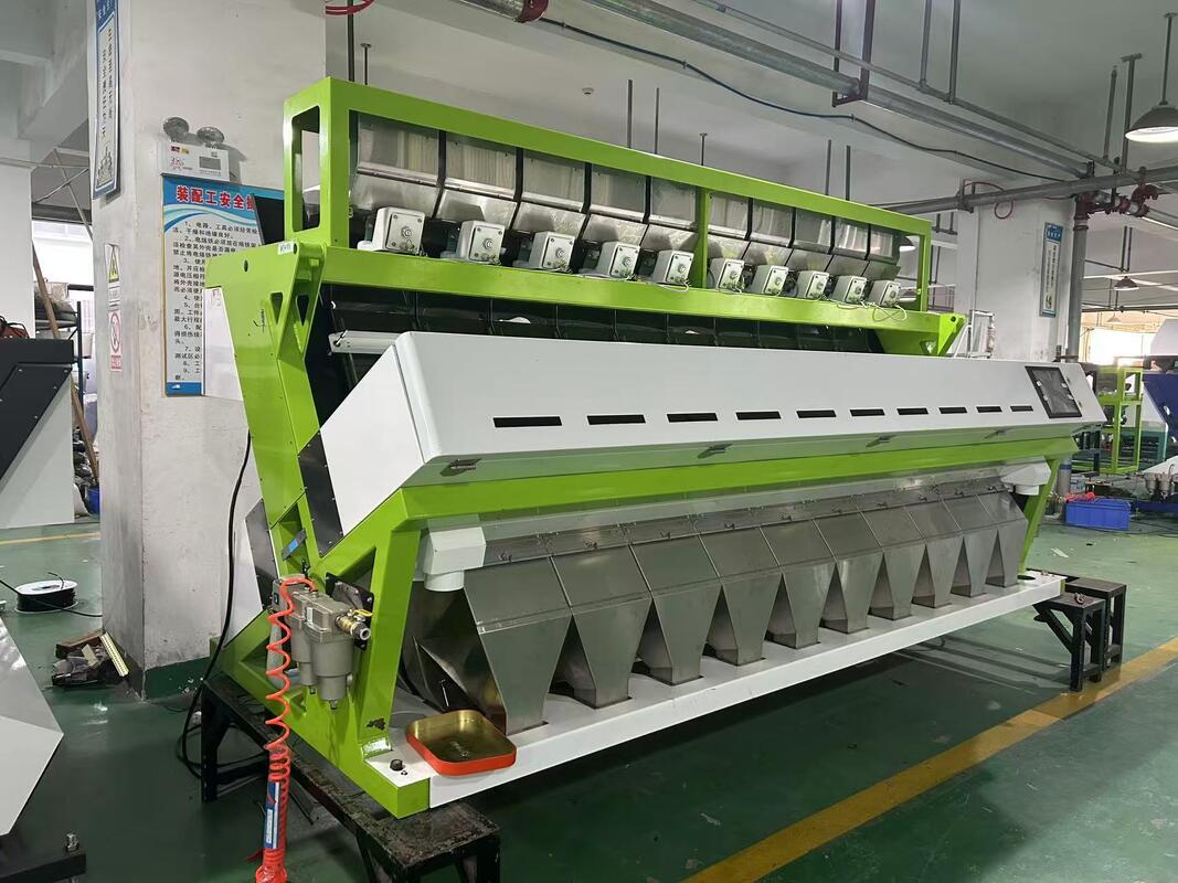 Wenyao 10 Chute 640 Canali Grandi capacità Lenticchie Mung Bean Color Sorting Machine Sorting Ottico per la Sorting di Noci
