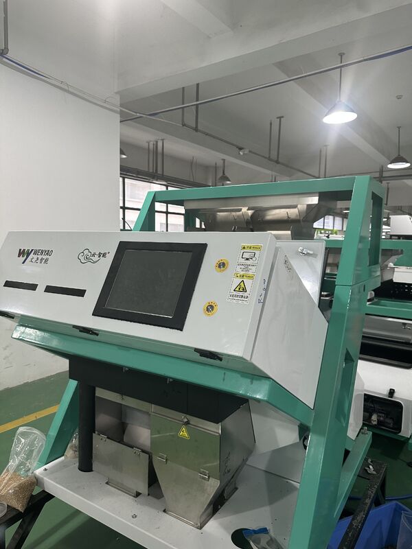 WENYAO CE certificato 3 canali Intelligent Optical Color Sorting Machine Alta precisione per classificazione di tutti i tipi di noci secche