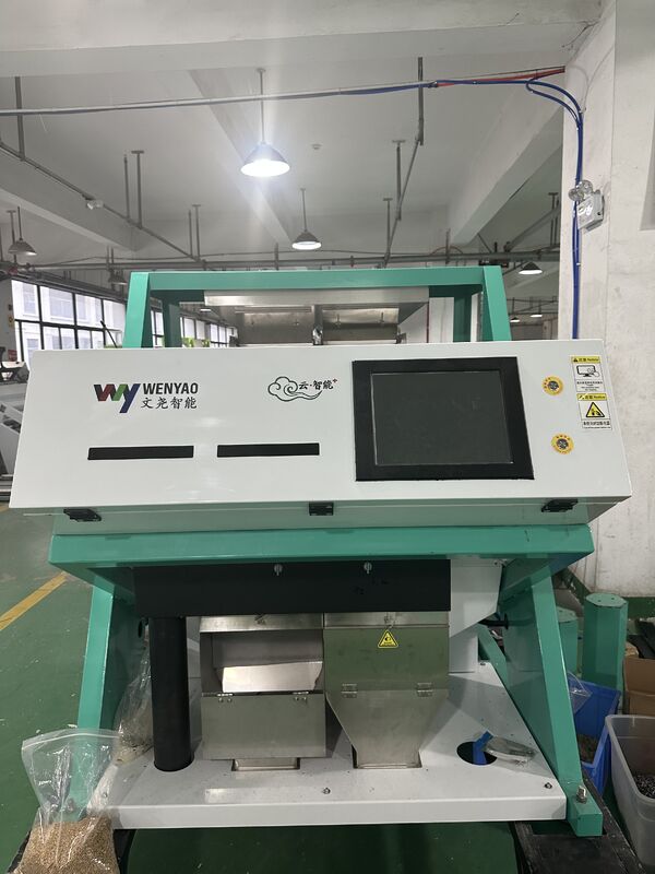 WENYAO CE certificato 3 canali Intelligent Optical Color Sorting Machine Alta precisione per classificazione di tutti i tipi di noci secche