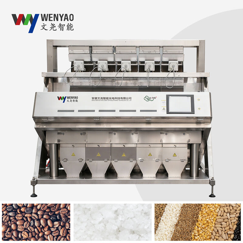 WENYAO Macchina Intelligente per la Selezione del Colore in Acciaio Inossidabile 304/316 Completa - Selezionatrice di Sale per la Rimozione delle Impurità