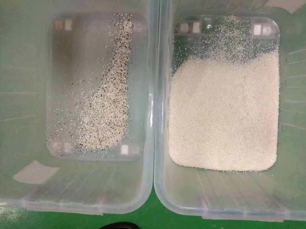 Processore di cereali selezionatrice ottica per riso tipo a canale