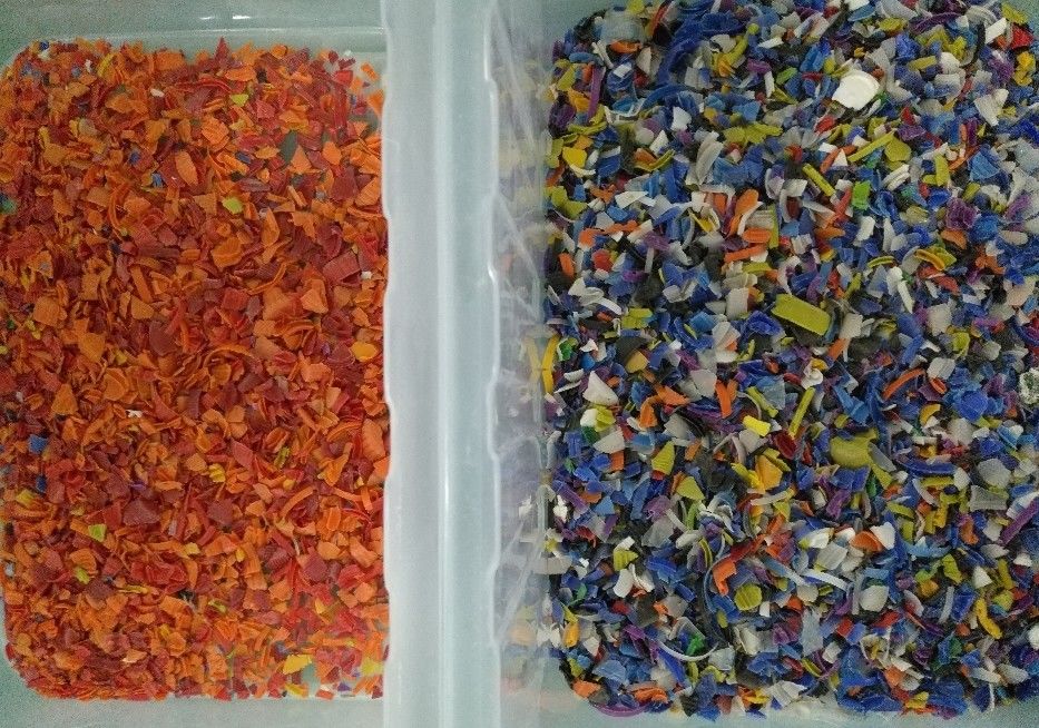 Macchina di plastica di SeparatIion di colore dell'ABS del PVC pp dell'ANIMALE DOMESTICO del PE della telecamera CCD di colore della macchina di plastica industriale del selezionatore